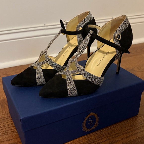 Sarah Flint Heels 37.5 / 7.5 - Picture 1 of 10